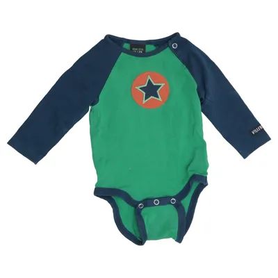 Body (Vert, Bleu, Orange) de Villervalla Élasthane, Coton biologique