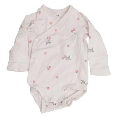 Romper (Beige) van Lindex Newborn Katoen, Elastaan