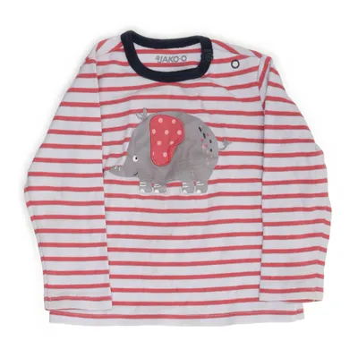 Långärmad t-shirt (Röd, Vit) från Jako-O Bomull