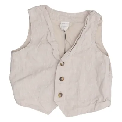 Gilet de costume (Beige) de H&M Coton, Lin