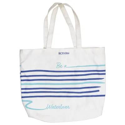 Sac en toile (Blanc, Bleu) de Biotherm