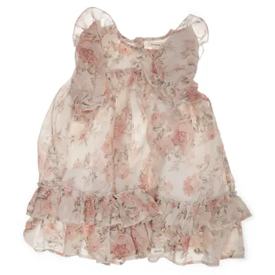 Jurk (Beige, Meerkleurig) van Newbie by KappAhl Polyester