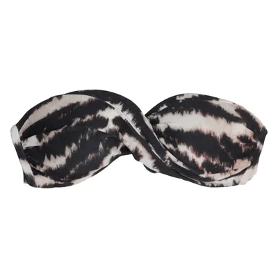 Bandeau bh (Zwart, Beige) van Melissa Odabash Elastaan, Polyamide