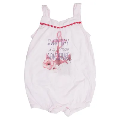 Rompertjes (Roze) van Benetton Baby Katoen, Viscose