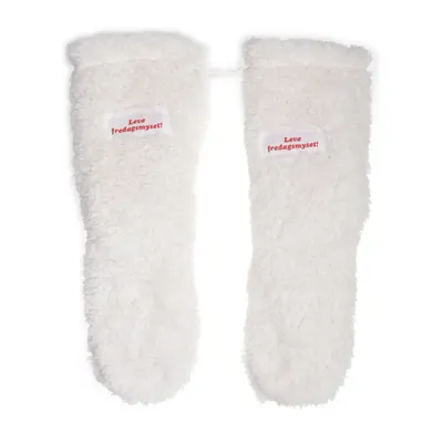 Tofflor (Vit) från OLW Polyester