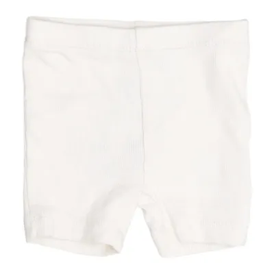 Short (Blanc) de Mini Coton, Élasthane