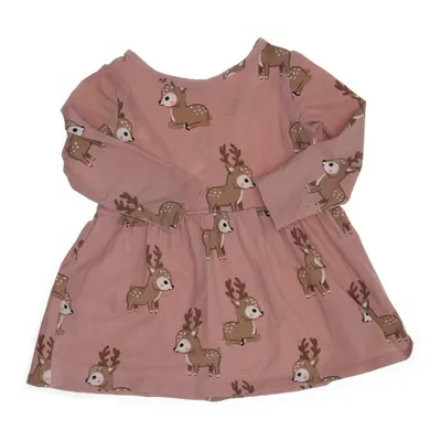 Kjole (Pink, Flerfarvet) fra H&M Bomuld, Elastan