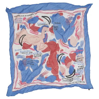 Sjaaltje (Blauw, Meerkleurig) van Sézane Katoen