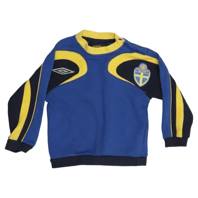 Collegetröja (Blå, Gul, Svart) från Umbro Bomull, Polyester