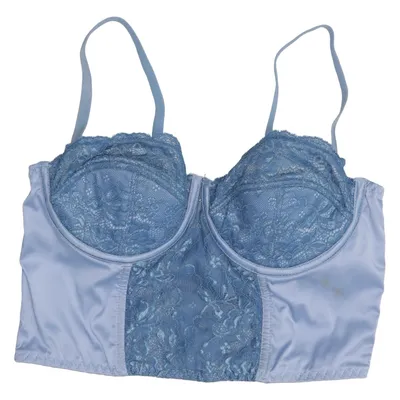 Bustier (Blauw) van Out from Under Elastaan, Polyester