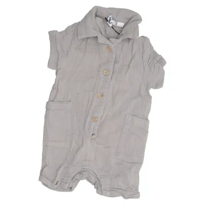 Rompers (Gray) from Rikiki Cotton