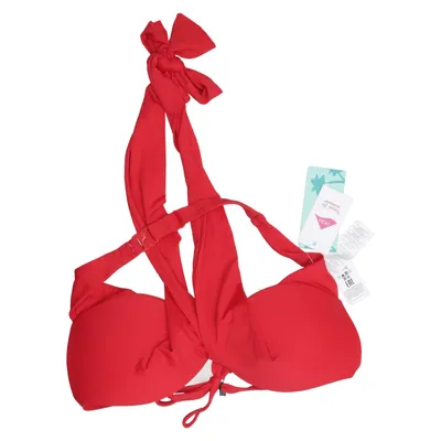 Haut de bikini (Rouge) de Lycra Élasthane, Polyamide