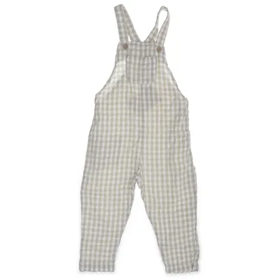 Hängselbyxor (Grön, Flerfärgad) från Lindex Baby Bomull
