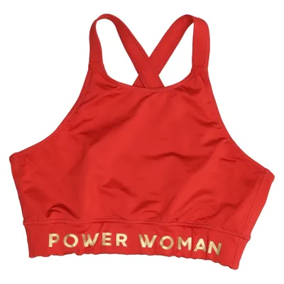 Brassière (Rouge) de Power Woman Élasthane, Polyester