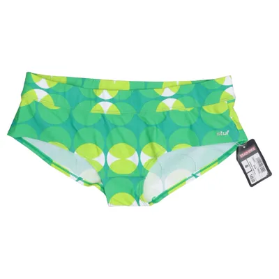 Bikini bottom (Green, White) from C Stuf Elastane, Polyamide