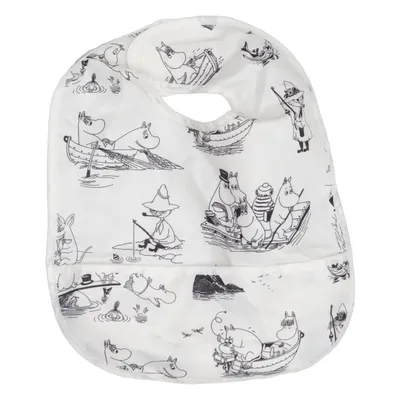 Bavoir (Blanc, Noir) de Moomin