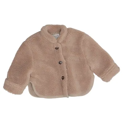 Jakke (Beige) fra Donsje Bomuld, Polyester