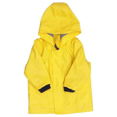 Regenjack (Geel) van Petit Bateau Katoen, Polyester