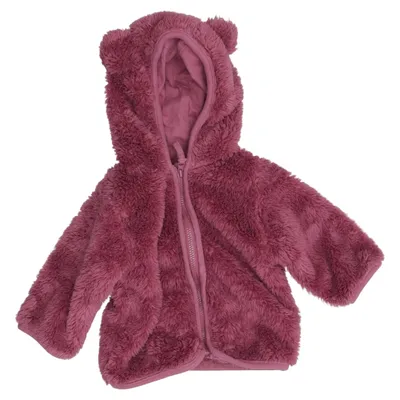 Capuchon sweater (Lila) van Baby Katoen, Polyester