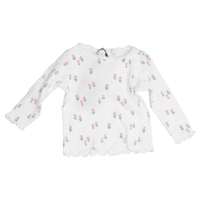 Lange mouwen shirt (Wit, Meerkleurig) van H&M