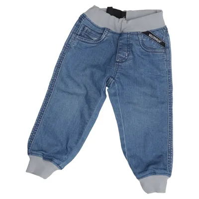 Spijkerbroek (Blauw, Grijs) van Villervalla Katoen, Elastaan, Polyester