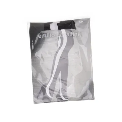 Tights (Black, White) from Emilio Cavallini Elastane, Polyamide