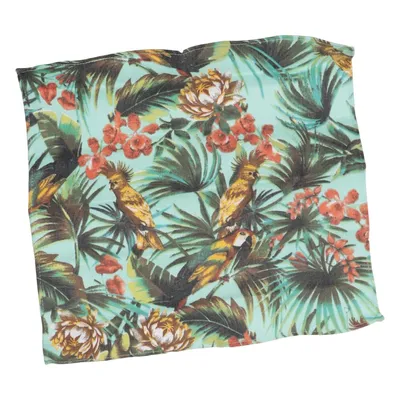 Handkerchief (Green, Multicolored) from Cedar Wood State Cotton, Elastane, Polyester, Viscose