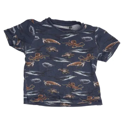 T-shirt (Blue) from Minymo Cotton, Elastane