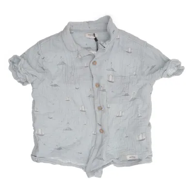 Kortärmad skjorta (Blå) från Newbie by KappAhl Bomull