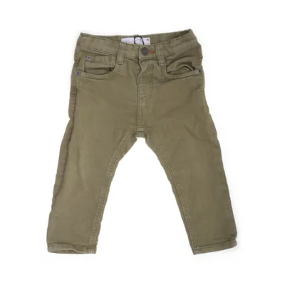 Jeans (Grön) från Zara Baby Bomull, Elastan, Polyester