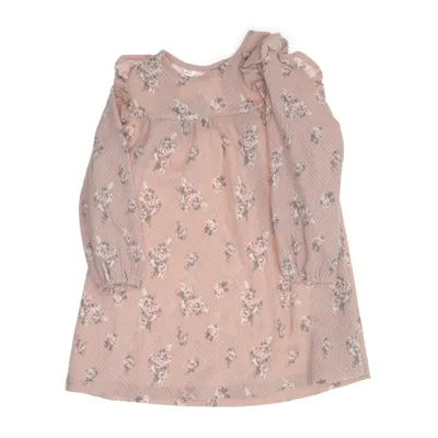 Klänning (Beige, Flerfärgad) från MyWear Baby Elastan, Polyester