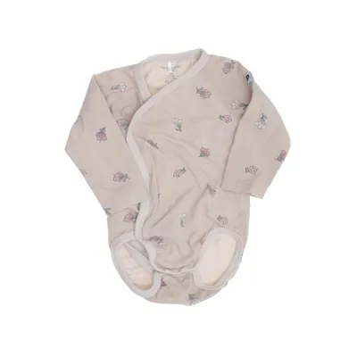 Body (Beige, Flerfärgad) från Polarn O. Pyret Elastan, Ekologisk bomull