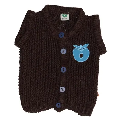 Vest (Brown) from Småfolk Acrylic, Wool