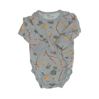 Body (Blå, Flerfarvet) fra Lindex Baby Bomuld, Elastan