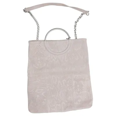 Schoudertas (Beige) Leer, Polyester