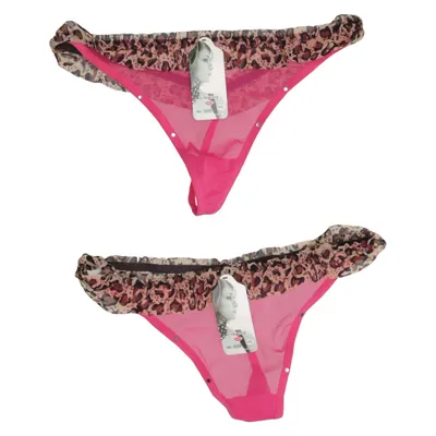 Trusser (Pink, Flerfarvet) fra Rouying Bomuld, Elastan, Polyamid