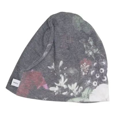 Beanie (Gray, Multicolored) from Molo Elastane, Polyester