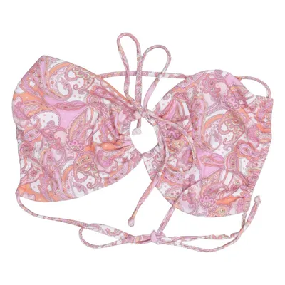 Bikini top (Pink, Orange, Multicolored) from Bik Bok Swimwear Elastane, Polyester