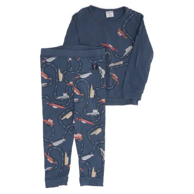 Pyjama (Blauw) van Polarn O. Pyret