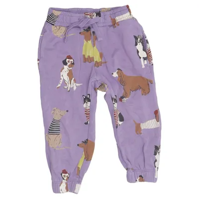 Mjukisbyxor (Lila) från Lindex Kids Bomull, Polyester