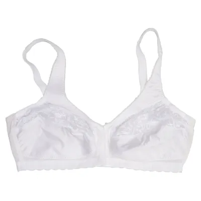 Bra (White) from Glamorise Elastane, Polyamide, Polyester