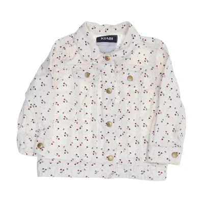 Jeansjacka (Vit, Flerfärgad) från Kiabi Bomull