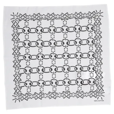 Écharpe (Blanc, Noir) de Your Face Coton