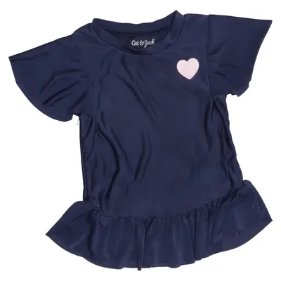 Robe (Bleu) de Cat & Jack Élasthane, Polyester recyclé