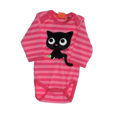 Body (Rosa, Vit) från Lipfish Elastan, Ekologisk bomull, Polyester