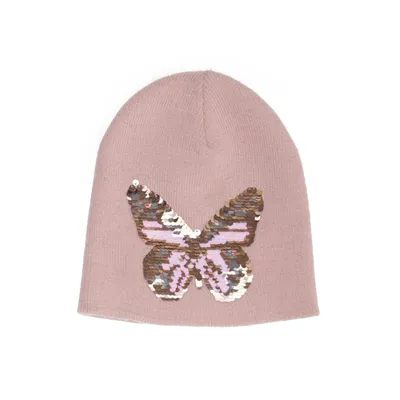 Beaniemössa (Rosa, Flerfärgad) från H&M Akryl, Metallfiber, Polyester