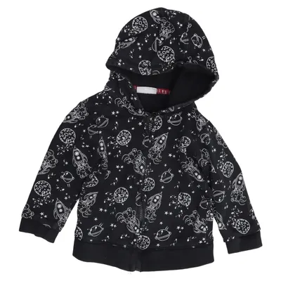Hoodie (Black, White) from Walking Cotton
