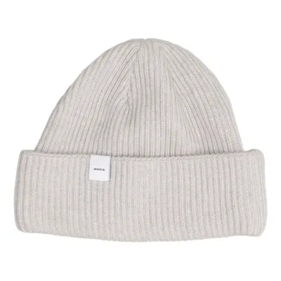 Beanie (Beige) van Makia Merinowol