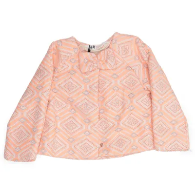 Cardigan (Rose, Blanc, Multicolore) de H&M Coton, Polyester, Viscose