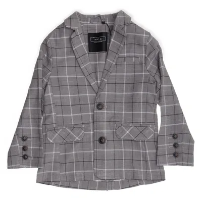 Blazer (Grijs, Meerkleurig) van Next Polyester, Viscose, Elastaan
